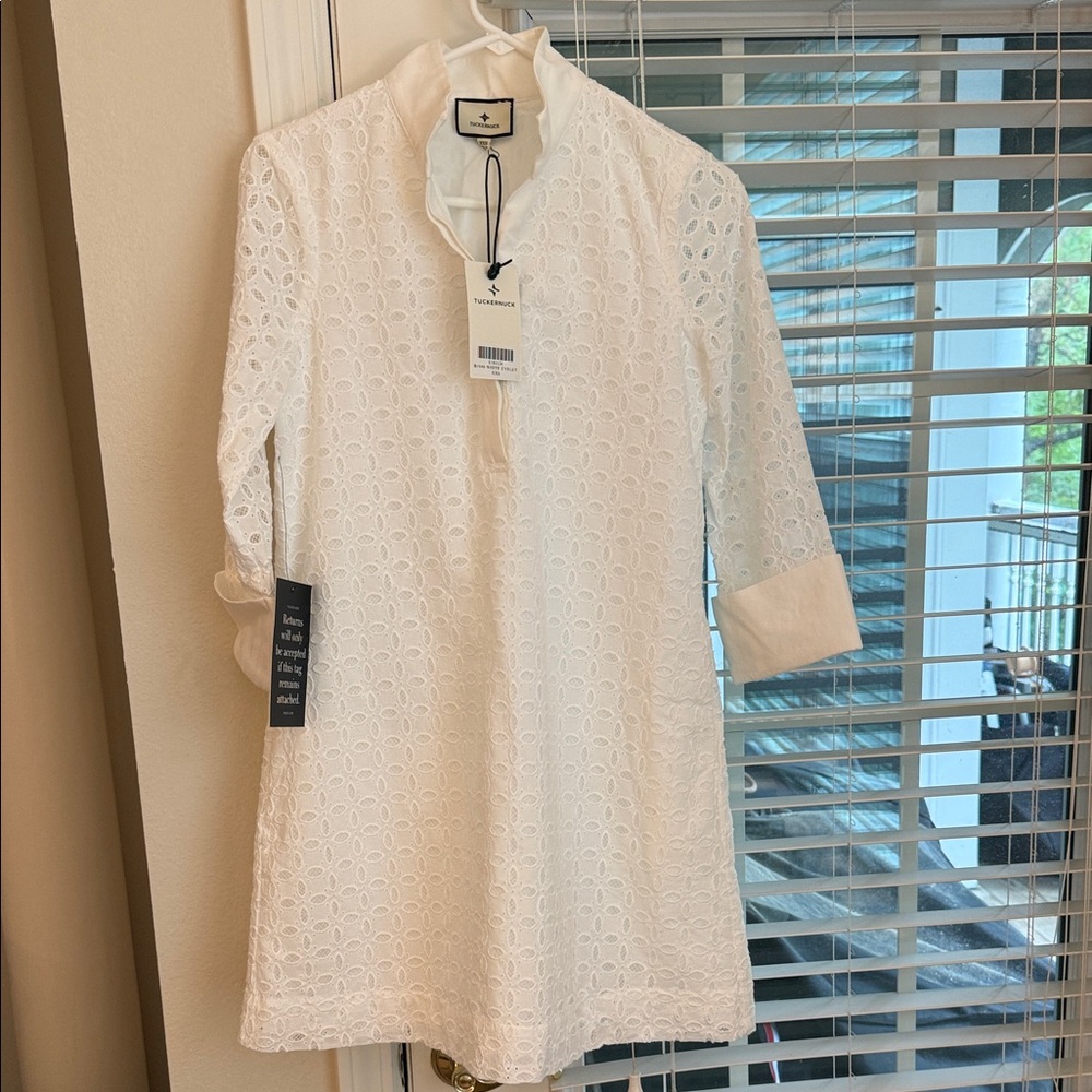 Tuckernuck White Eyelet Blouse